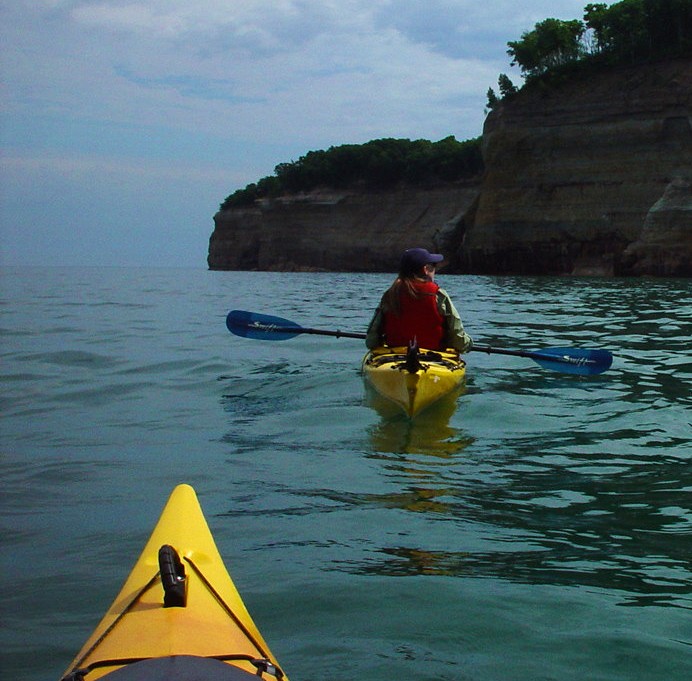 Kayaking on Lake Superior