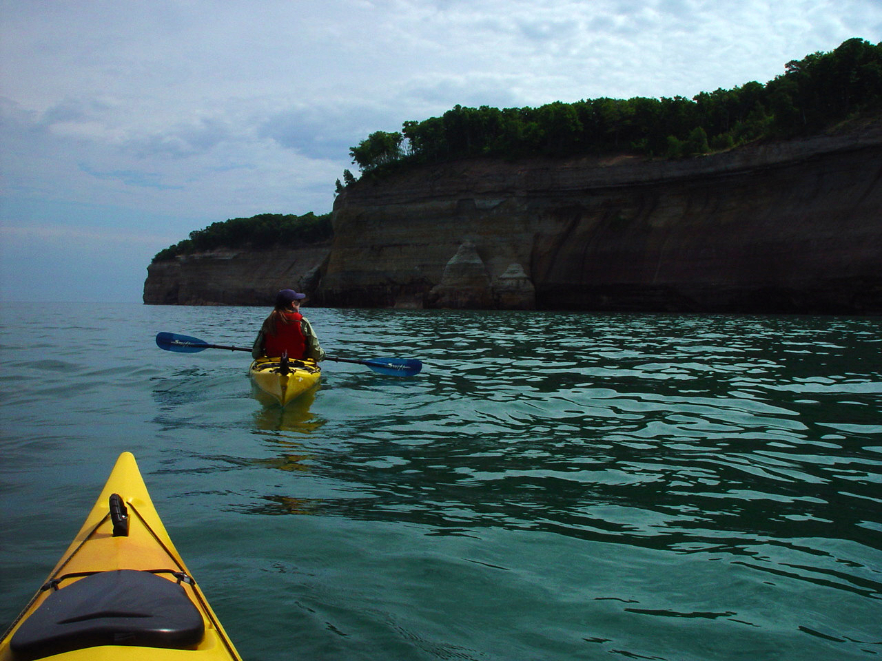 Kayaking on Lake Superior